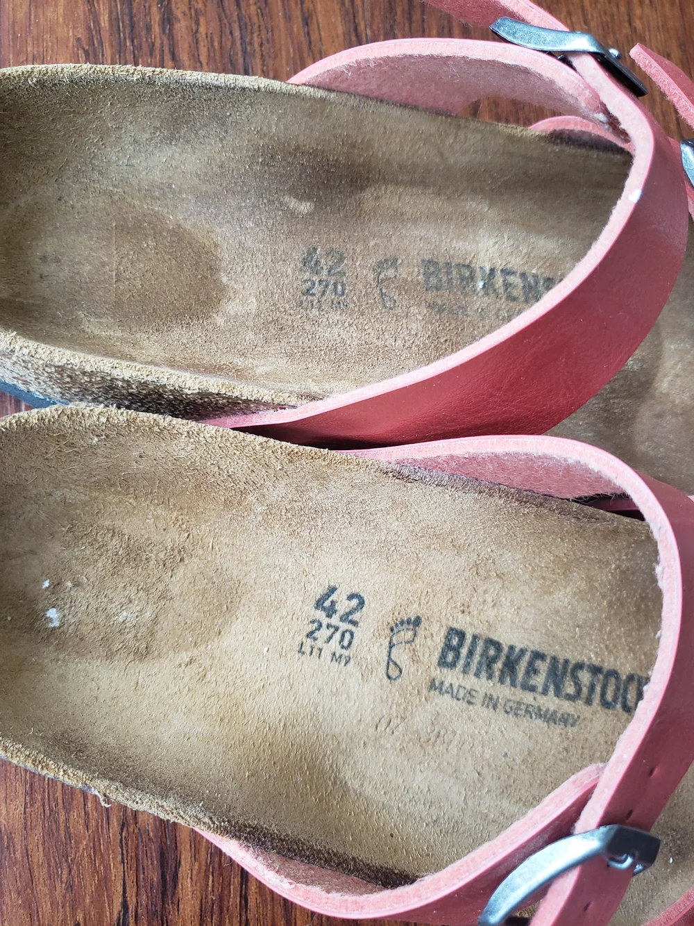 Birkenstock red rust